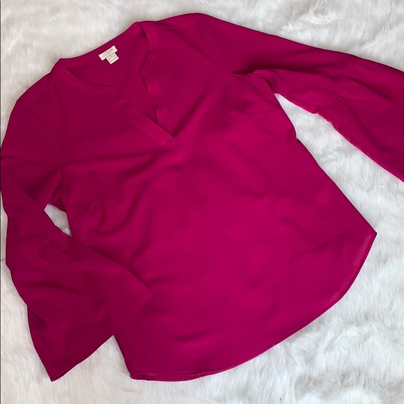 J CREW Bell Sleeve Blouse - Picture 2 of 5